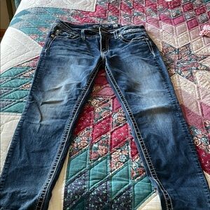 Miss Me Dark Blue Denim  skinny Jeans